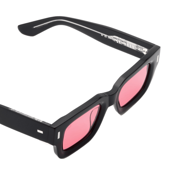 Ares / Black Acetate & Rose Lens - Shade Files